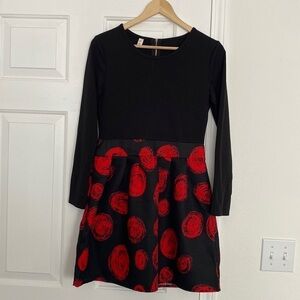 FS red and black party dress!